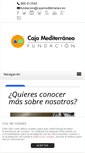 Mobile Screenshot of cajamediterraneo.es