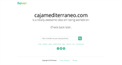 Desktop Screenshot of cajamediterraneo.com