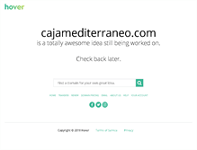Tablet Screenshot of cajamediterraneo.com